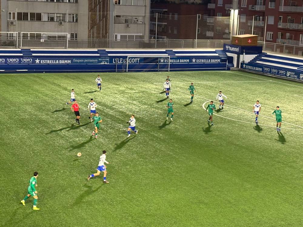 El Cerdanyola FC aconsegueix un punt en la seva visita al Nou Sardenya (1-1)