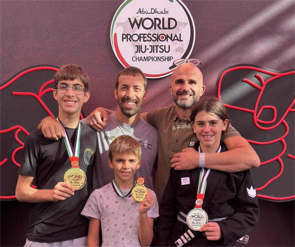 El Cerdanyola Fight Club guanya tres medalles d’or al Mundial de Jiu-Jitsu