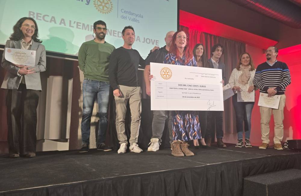 La Beca Rotary impulsa un projecte d'economia circular per donar segona vida útil al residu tèxtil