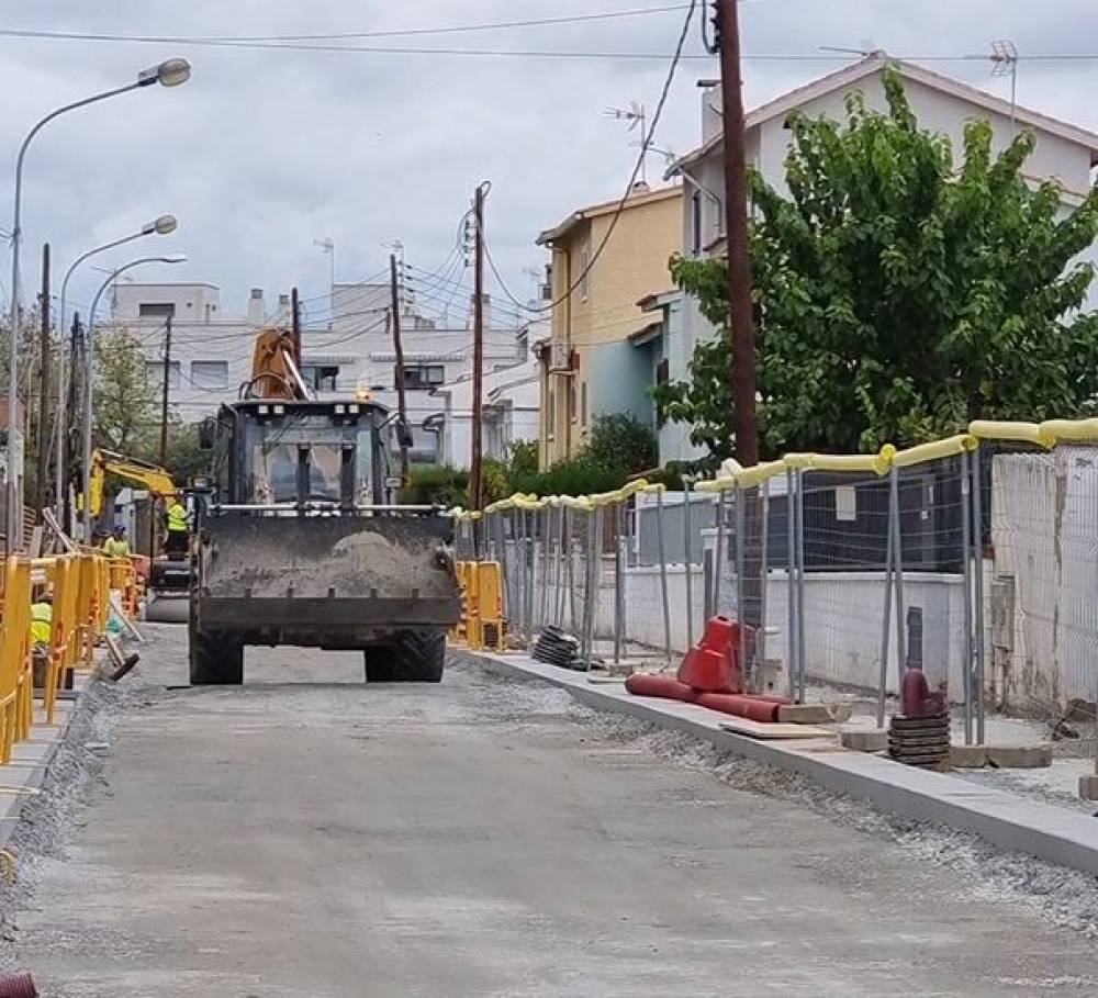 En marxa la segona fase de les obres de reurbanització del carrer del Sol