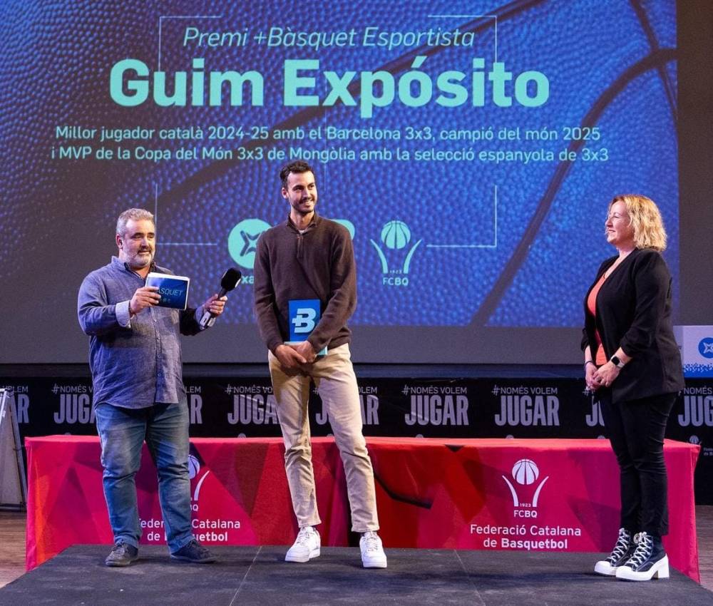 Guim Expósito guanya el premi com a millor esportista de la temporada per +Bàsquet