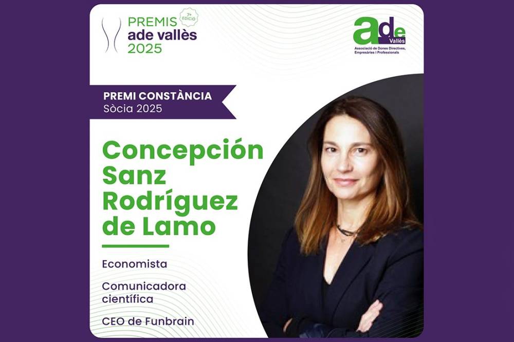 Concepción Sanz, Ceo de Funbrain, rebrà el premi Constància a la Nit d'Ade Vallès
