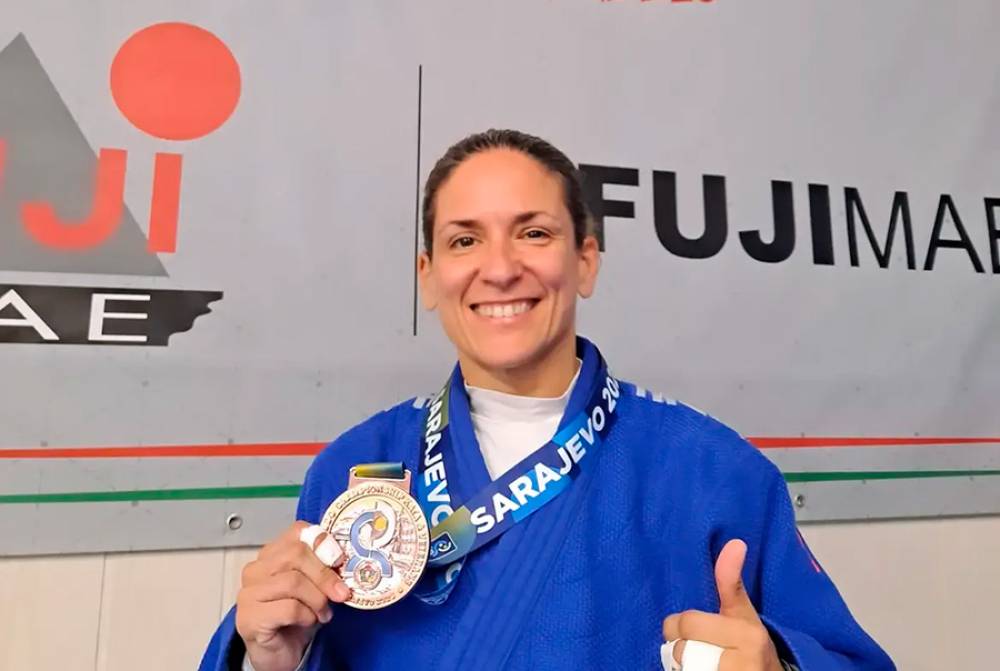 Miriam Moreno, medalla de bronze al Mundial de Judo de veterans