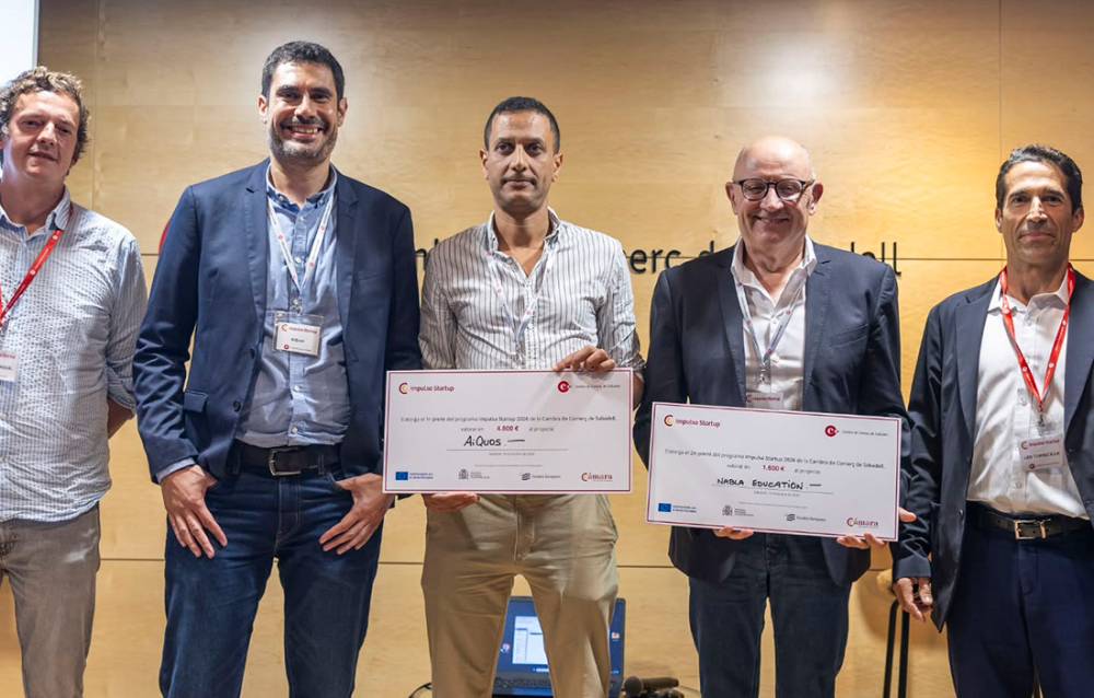 AiQuos guanya l’Impulsa Startup de la Cambra de Sabadell pel seu model de gestió sostenible de l'aigua