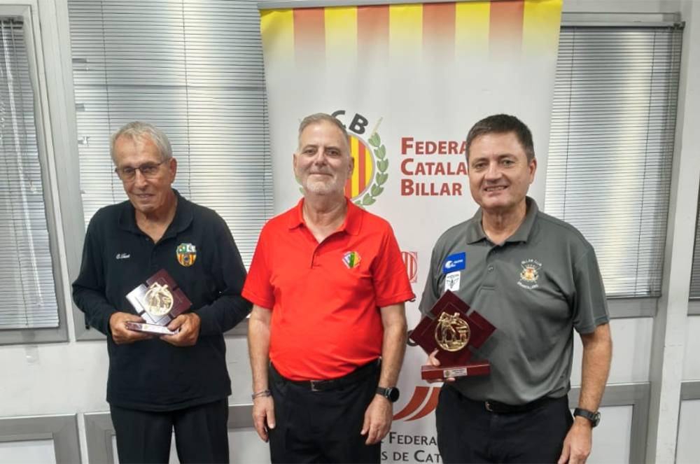 Joan Espinasa s’imposa al Campionat de Catalunya de Billar celebrat a Cerdanyola