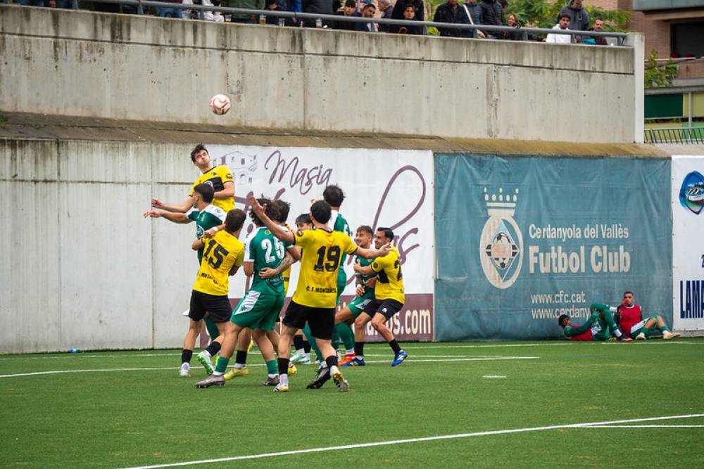 El Cerdanyola FC derrota el líder i suma tres punts de prestigi (1-0)