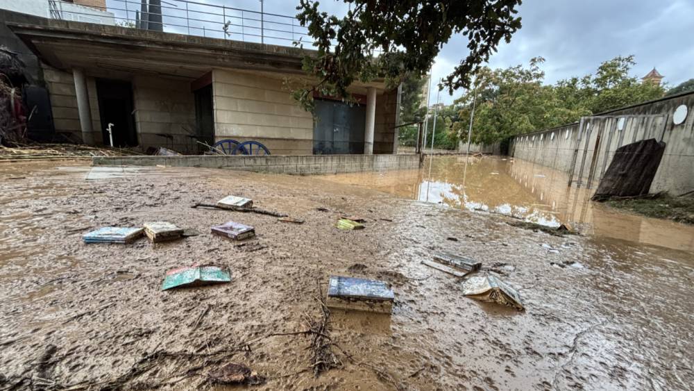 La Biblioteca Central romandrà tancada a causa dels greus danys provocats per l’aiguat