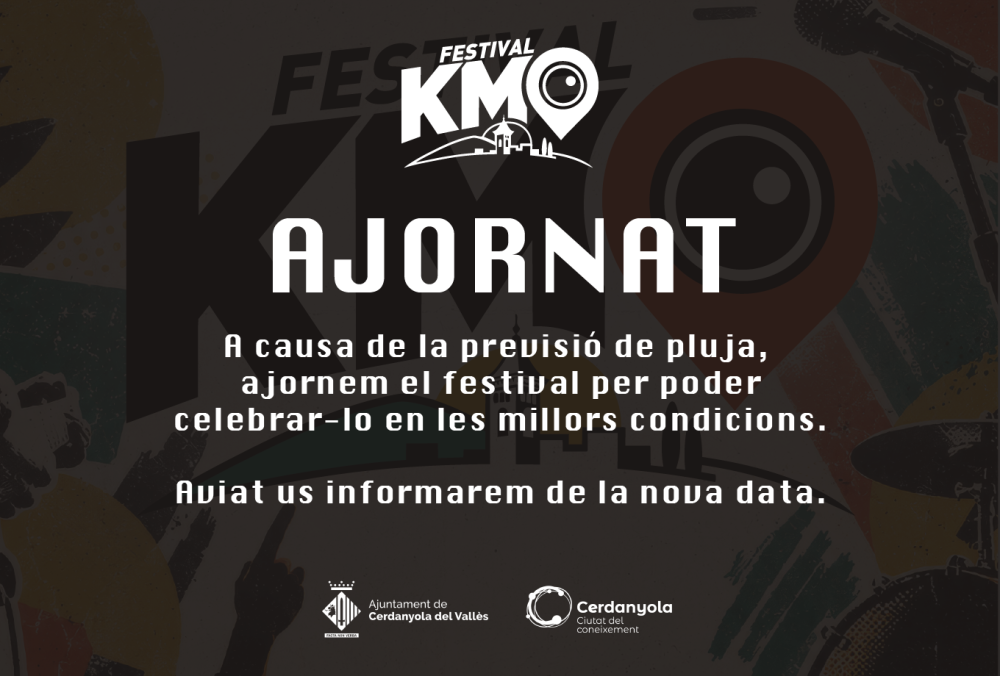 L’Ajuntament ajorna el Festival Km0 davant la previsió de pluja