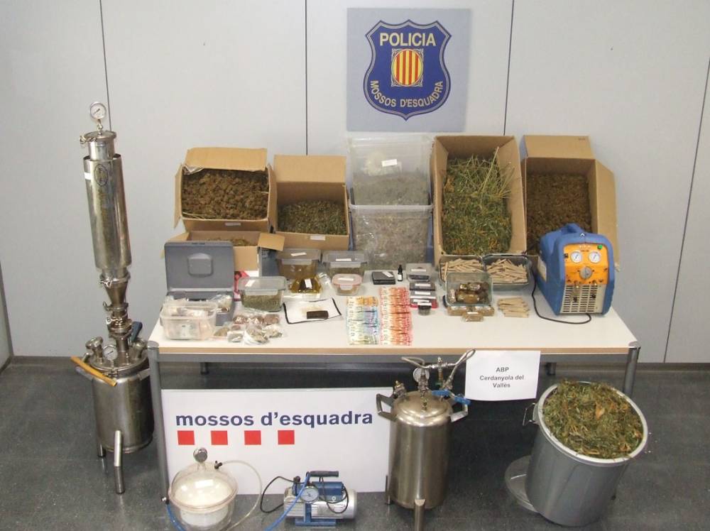 Operació contra el tràfic de drogues a una associació de cannabis de Cerdanyola