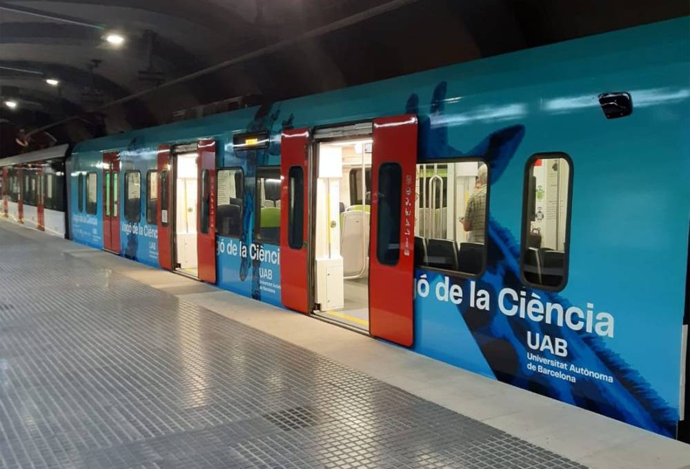 El vagó de la ciència, divulgant en tren la innovació amb una primera edició centrada en la salut mental