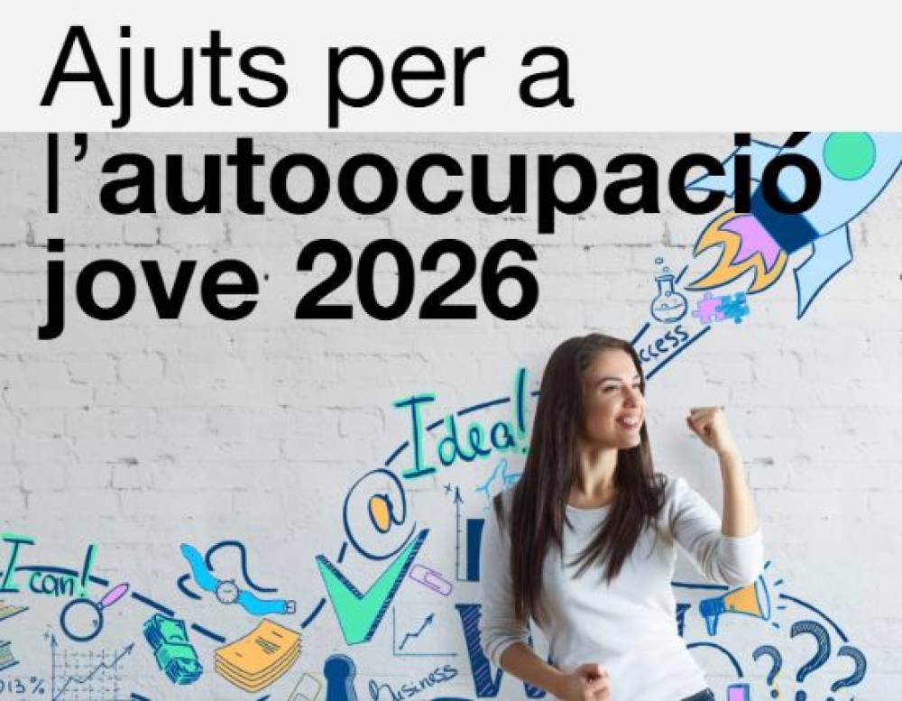 S'organitza una xerrada informativa sobre la convocatòria de l’ajut per l’autoocupació jove 2026