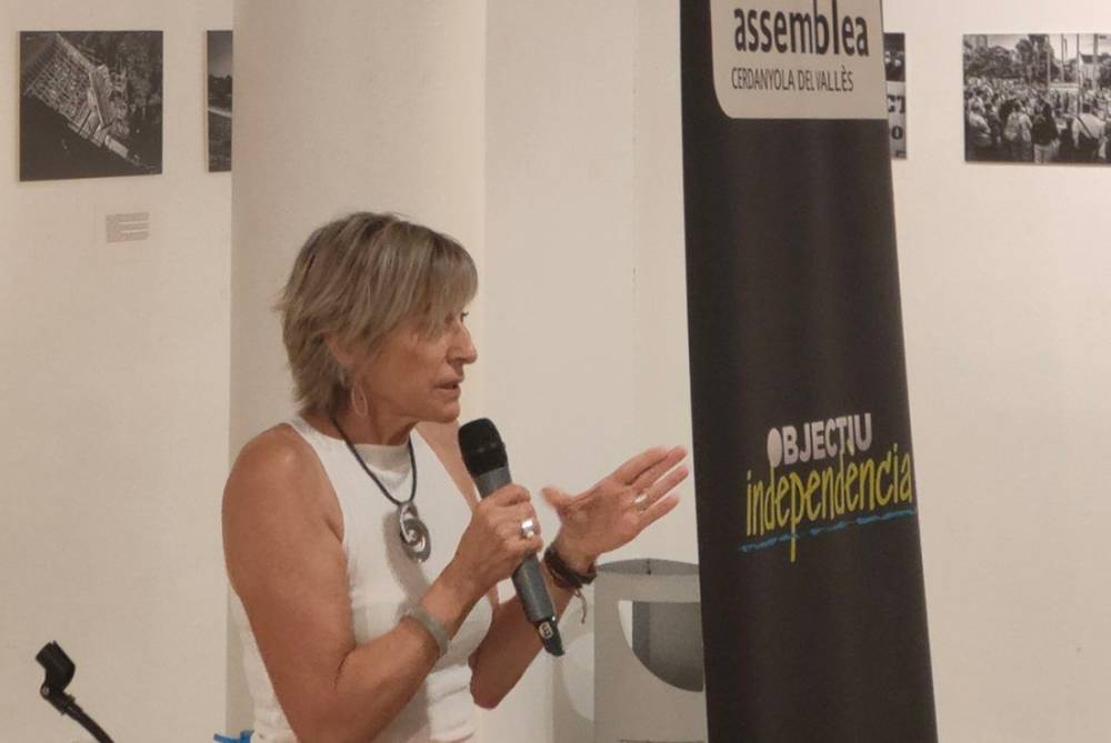 Carme Forcadell defensa que l’independentisme comença a sortir d’un llarg període de dol