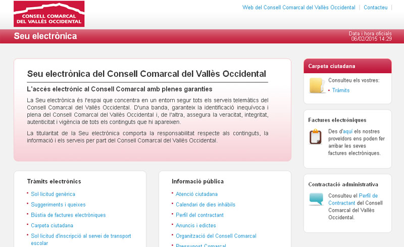 El Consell Comarcal posa en marxa la Seu Electrònica