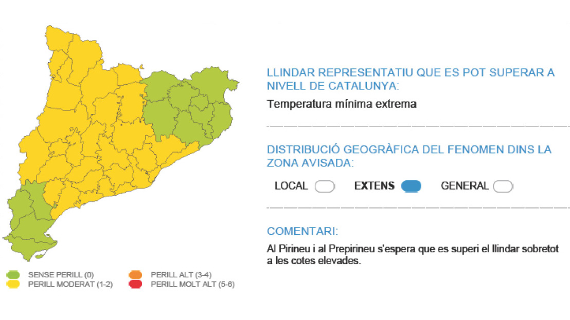L'onada de fred es deixa sentir a Cerdanyola