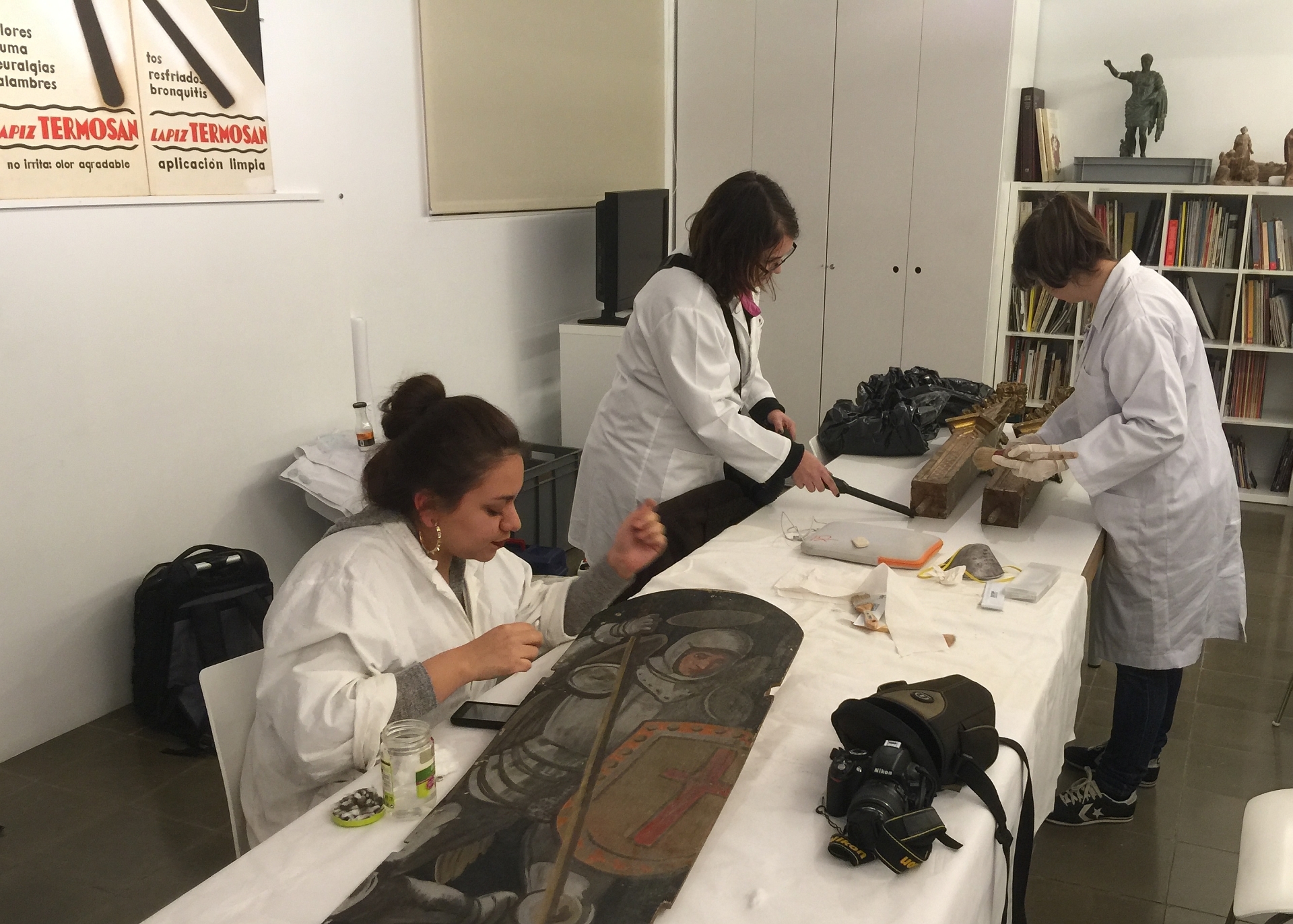 Restauració en directe al MAC
