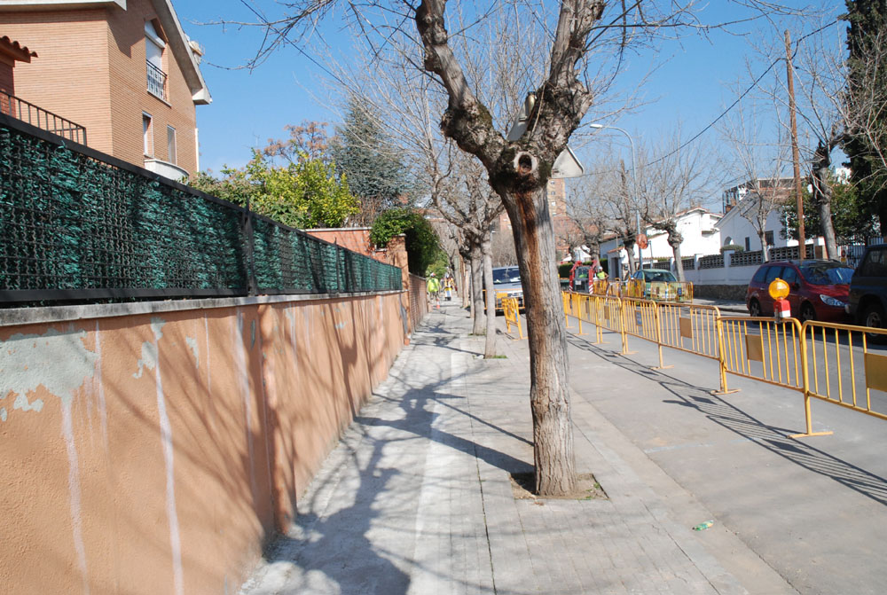 Continua el pla de reparació i millora de voreres