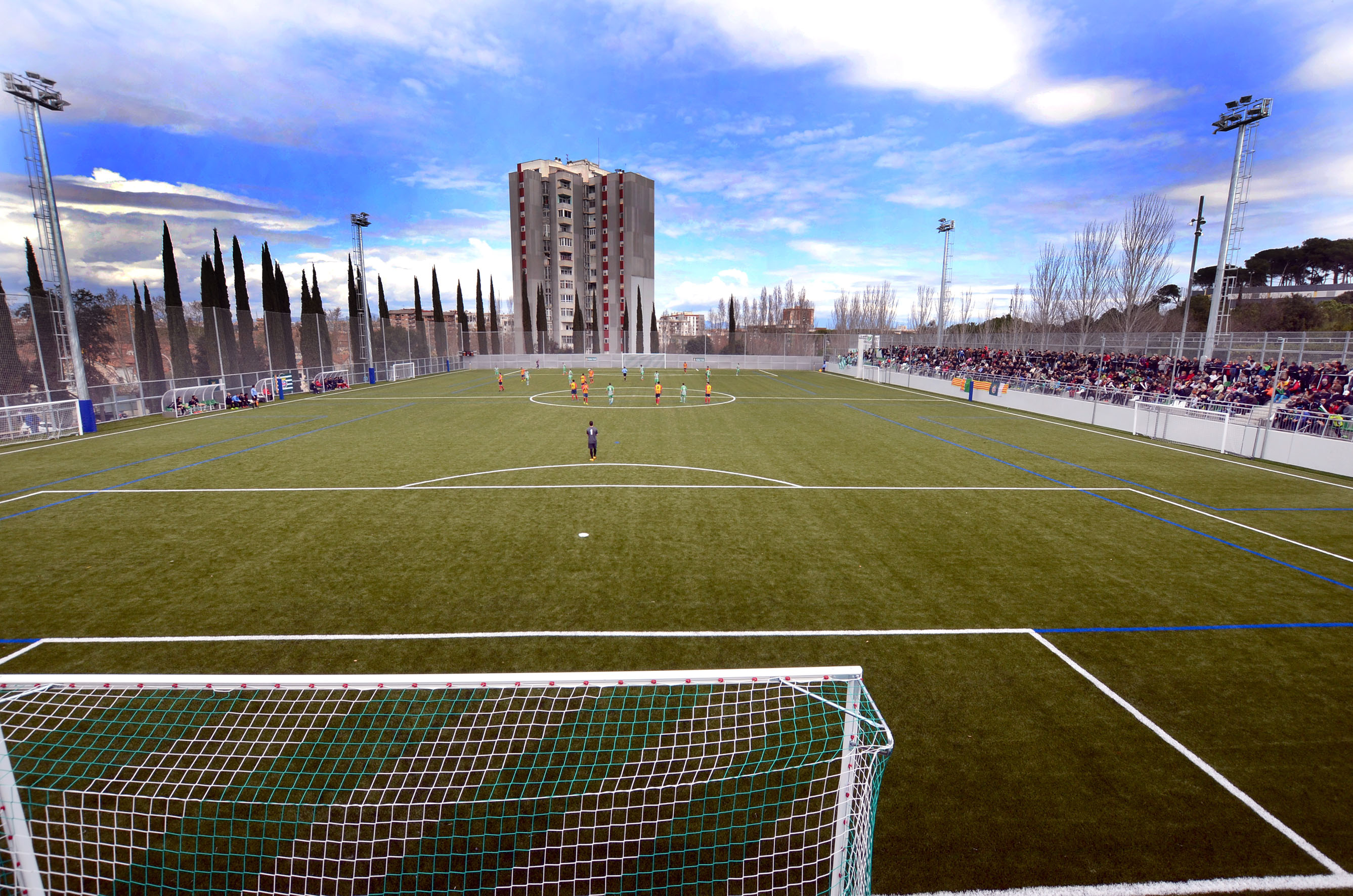 Inauguració de la remodelació del camp de futbol Les Fontetes