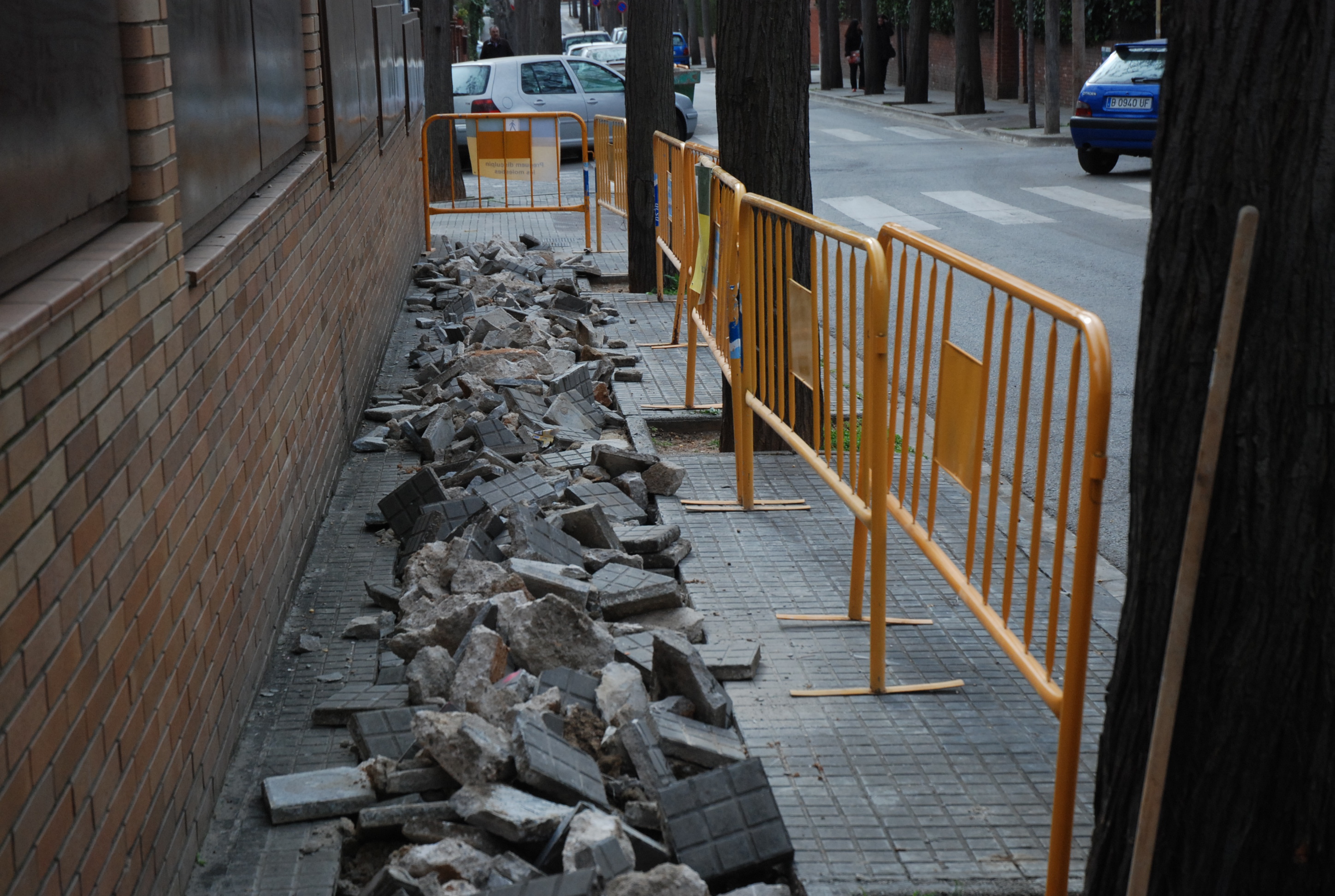 S’inicia el pla de reparació i millora de voreres