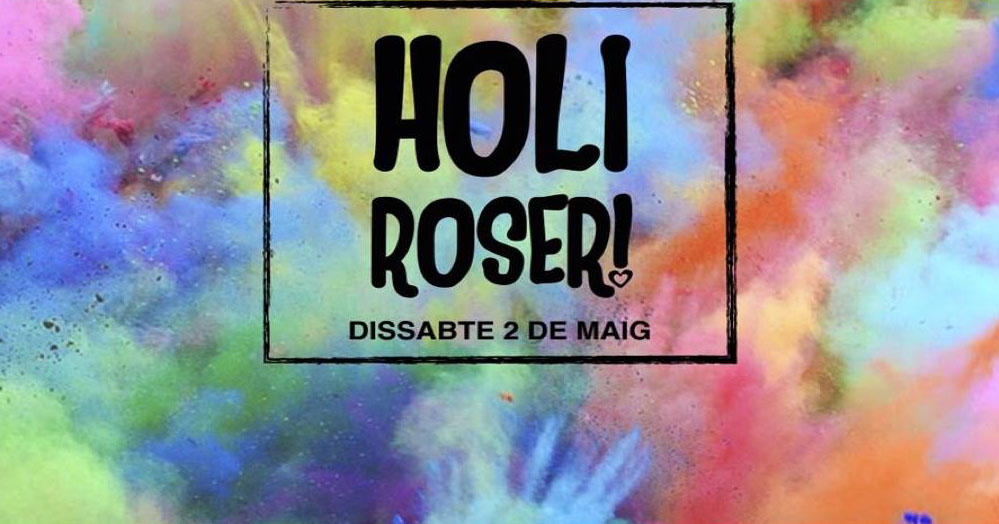 Holi Roser, una festa hindú que posarà color a la Festa Major