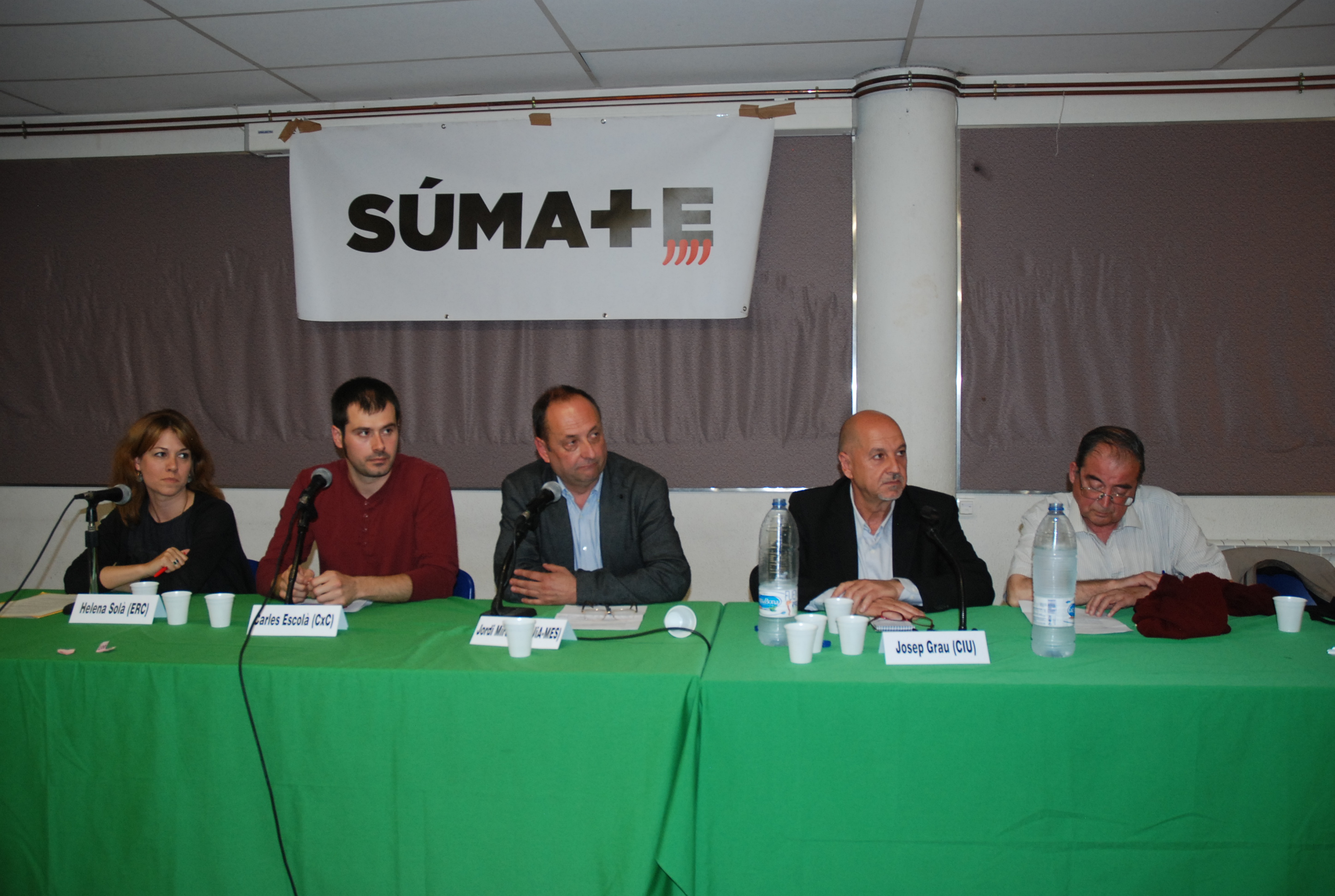 El bloc sobiranista vol incloure l'eix nacional en el debat local