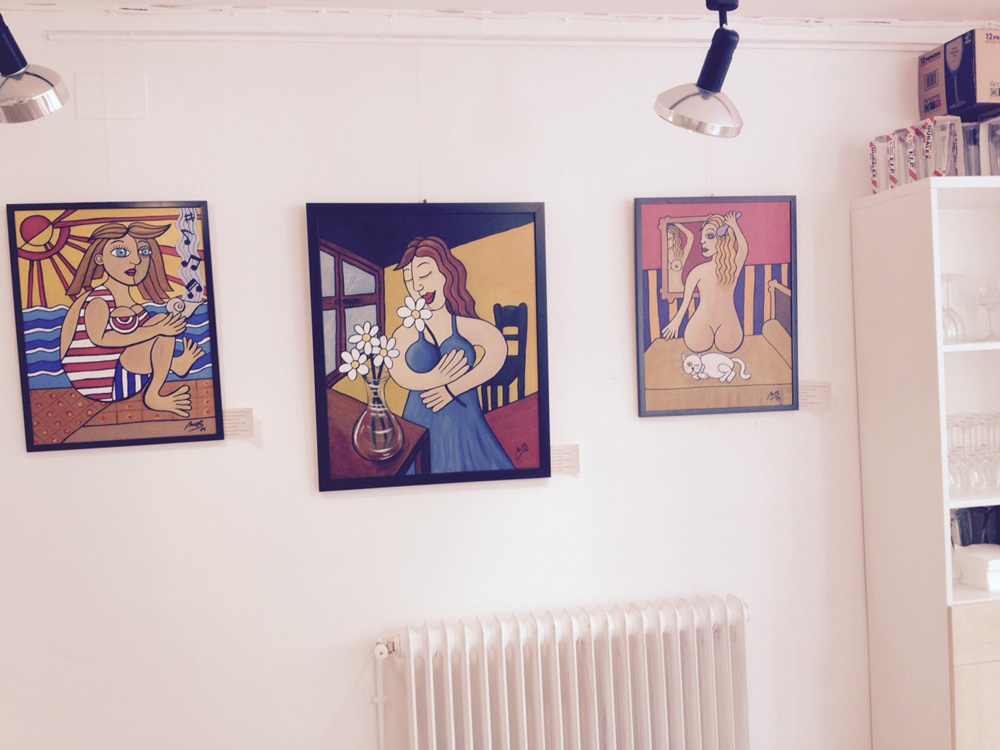 La sala B'art acull l'exposició de pintura Instantes Cazados