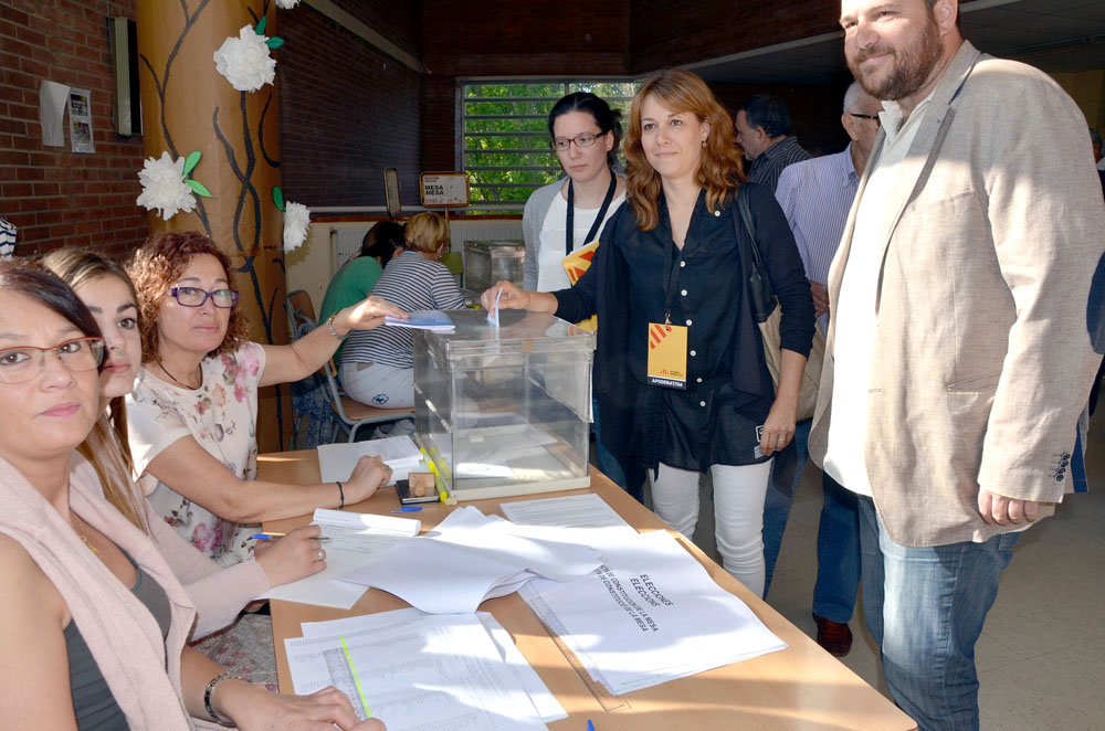Helena Solà (ERC) està convençuda que avui comença el canvi a Cerdanyola