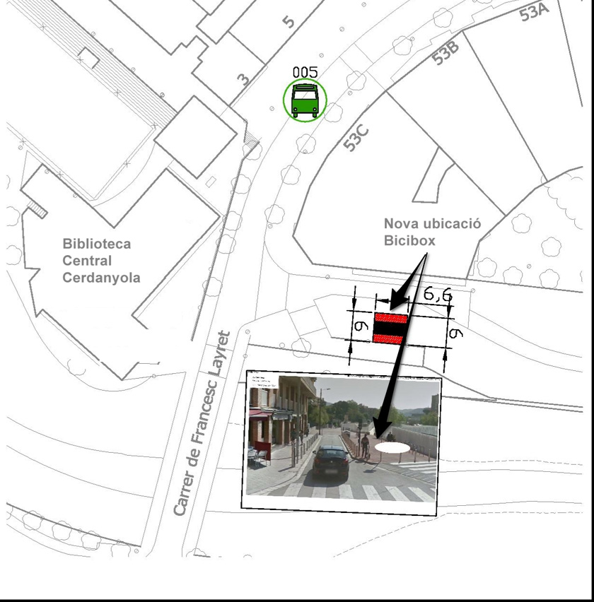 Trasllat del Bicibox de can Xarau a la Biblioteca Central