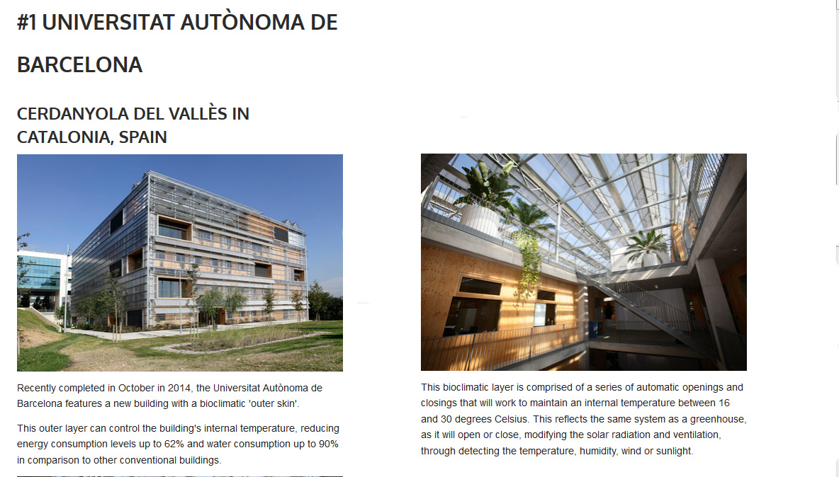 Una revista britànica elegeix la UAB com la Universitat més ecològica del món