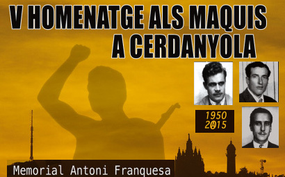 V Homenatge als Maquis a Cerdanyola
