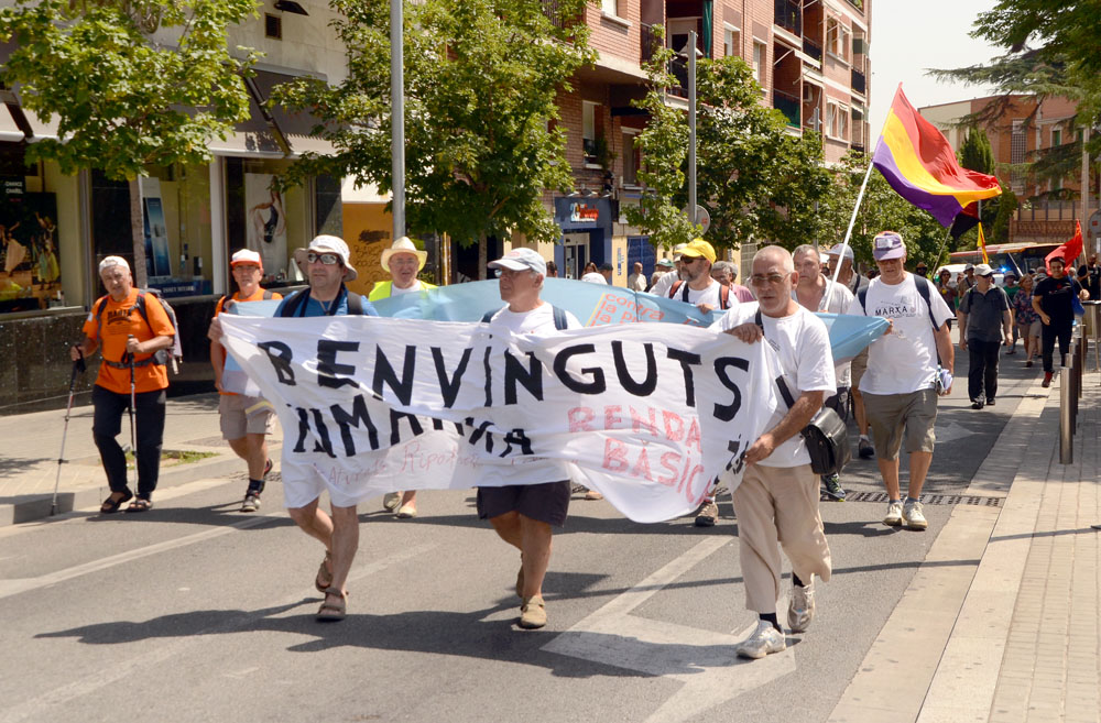 La Marxa contra l'atur arriba a Cerdanyola amb un missatge d'unitat i lluita popular