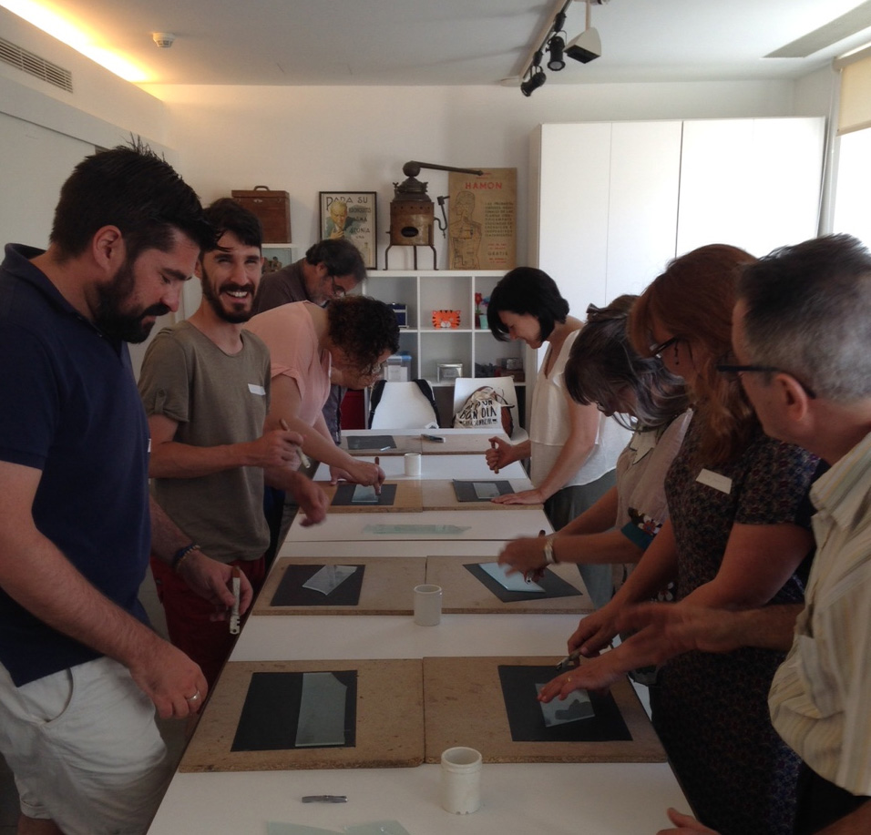 Curs de vitralls emplomats al Museu d’Art de Cerdanyola