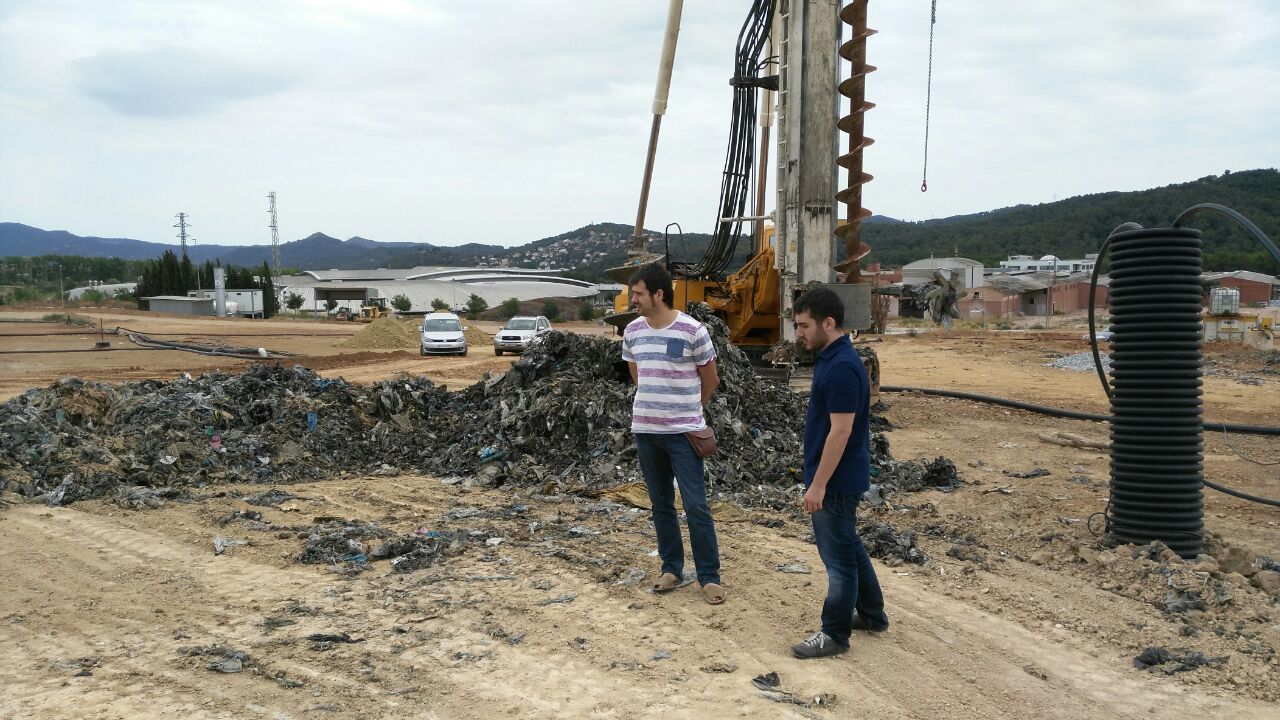 L'alcalde i el regidor de Territori i Medi Ambient visiten l'abocador Elena