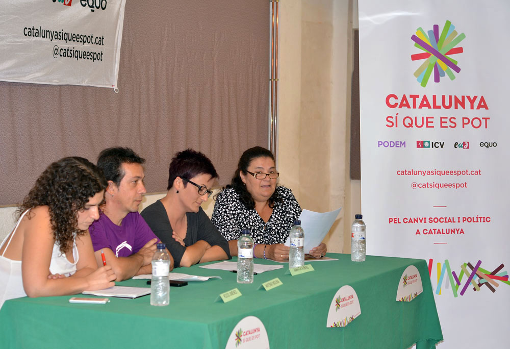 Catalunya Sí que es Pot presenta el seu programa amb cent prioritats