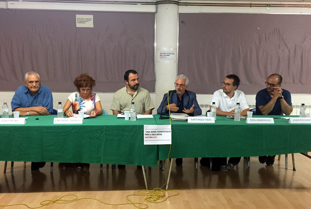 Santiago Vidal defensa que la constitució catalana s'ha de fer amb la participació ciutadana