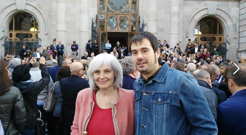 Carles Escolà participa en l'acte dels alcaldes contra la imputació d'Artur Mas pel 9N
