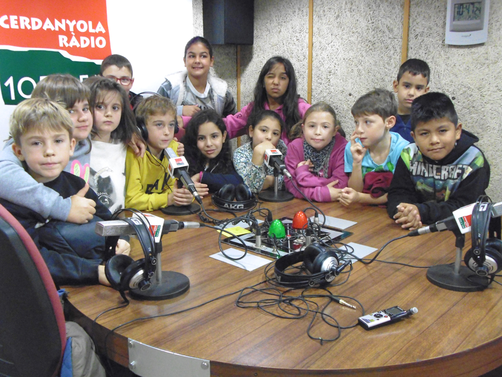 L'escola Les Fontetes inicia les visites guiades a Cerdanyola Ràdio