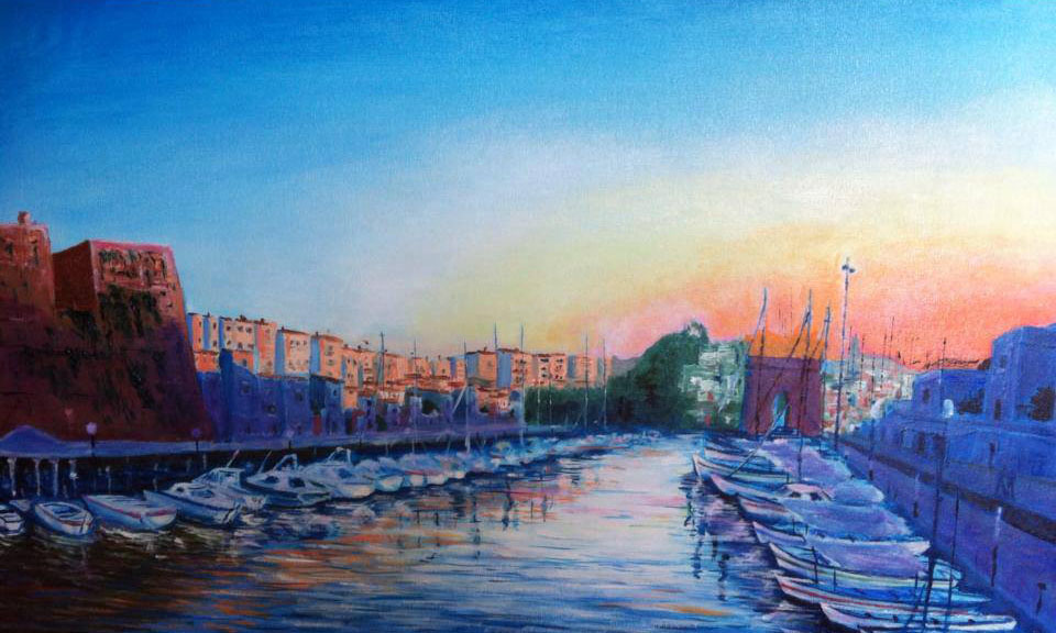 El pintor Óscar Serrano mostra l'autenticitat del paisatge menorquí en una nova exposició