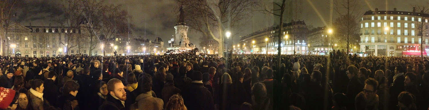 Concentració a les 12 en homenatge a les víctimes de París