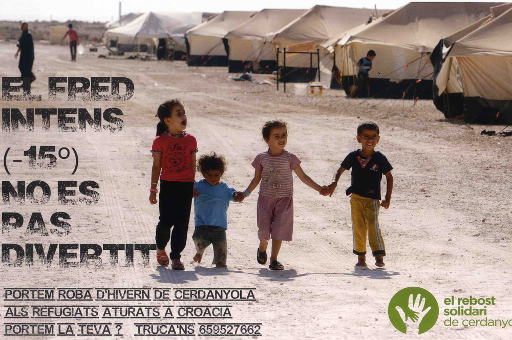Campanya de recollida de roba per als refugiats sirians a Croàcia
