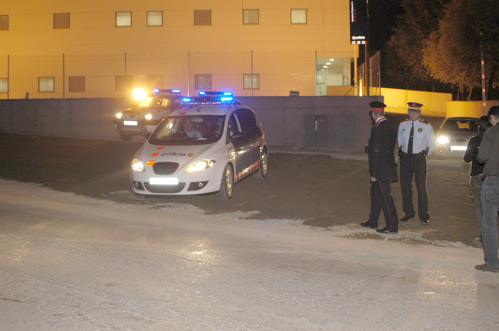 Detenció 'in fraganti' de dos lladres