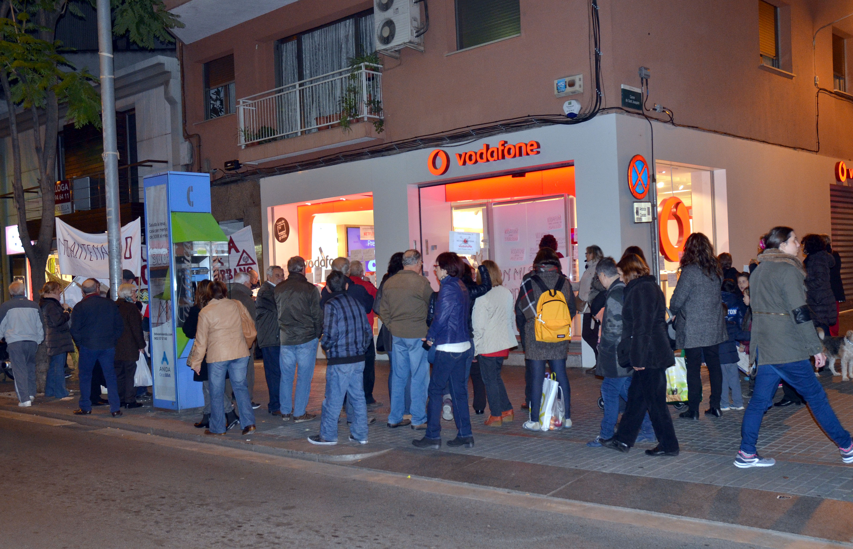 Els antiantenes porten la seva protesta a Barcelona