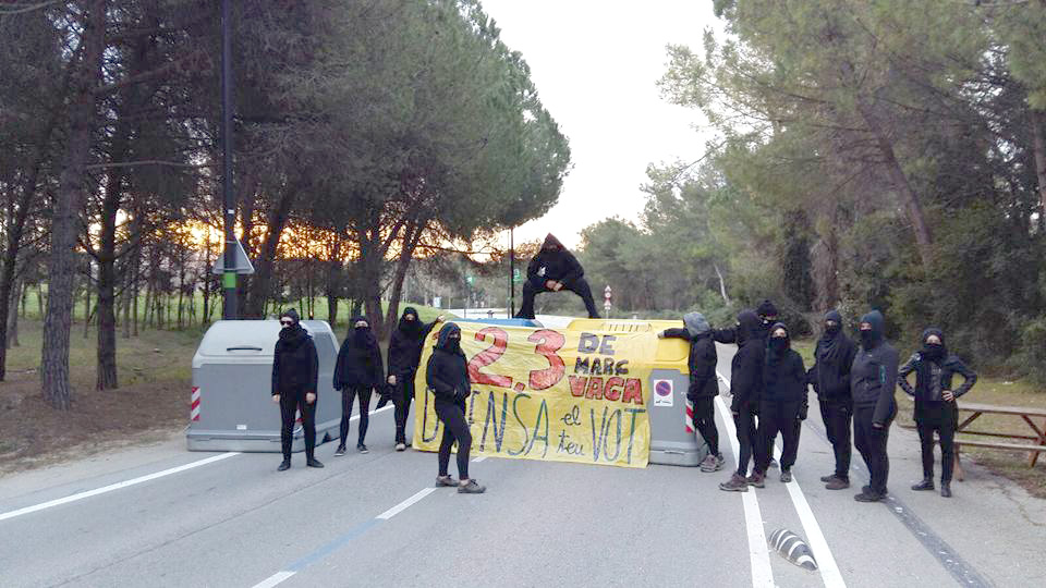 Es restableix la mobilitat a l'Autònoma després de tres jornades de vaga