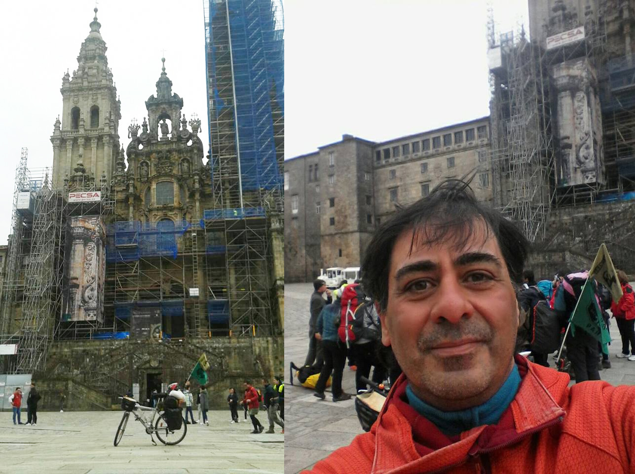 Néstor Yuguero finalitza a Galícia la segona etapa del seu viatge solidari per Espanya
