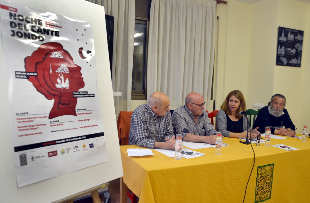 Tomasa Guerrero, Antonio Reyes i Luis Sánchez, protagonistes de la XXX Noche del Cante Jondo