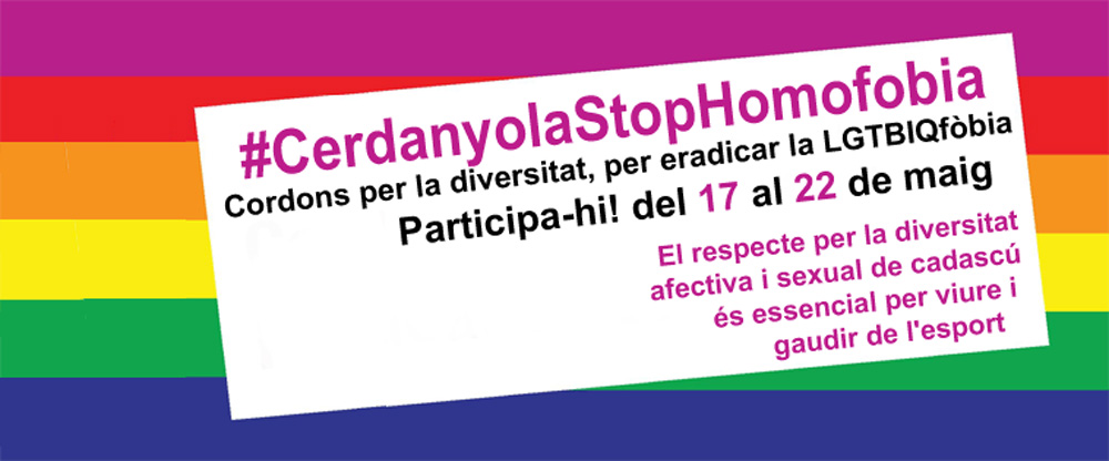 Cerdanyola impulsa la campanya #CerdanyolaStopHomofòbia