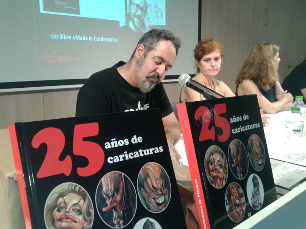 Vizcarra, l'art de la caricatura al servei de la solidaritat