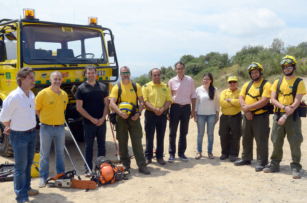 El Consell Comarcal i la Federació d'Agrupacions de Defensa Forestal treballen per la prevenció d'incendis a la comarca