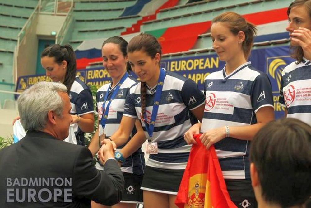 Laia Oset medalla de bronze en la Copa  d'Europa de clubs de bàdminton