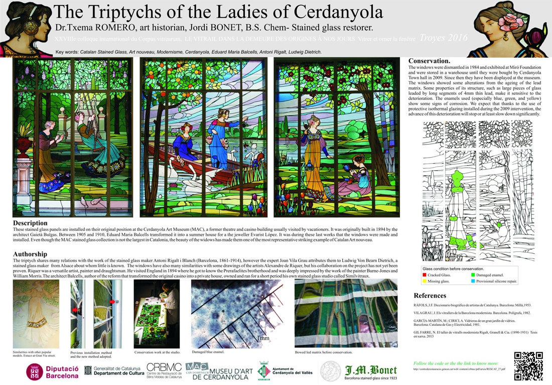 Les Dames de Cerdanyola, convidades al congrés de vitralls de Troyes