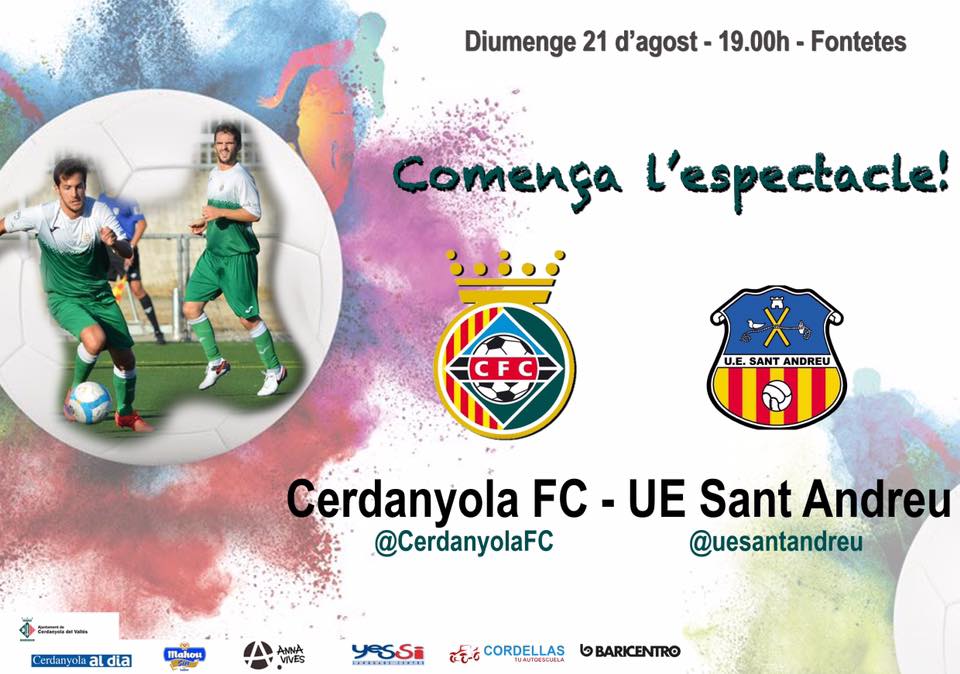 El Cerdanyola FC obre temporada a casa contra la UE Sant Andreu